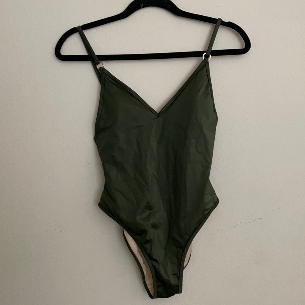 Pacsun Olive One Piece Bikini